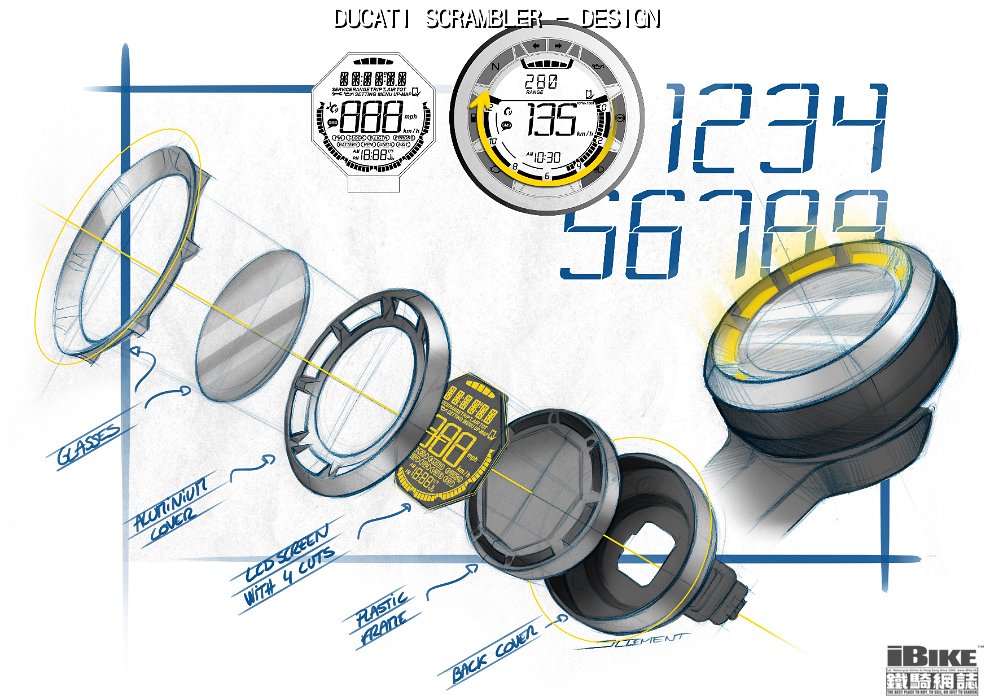 5-81 DUCATI SCRAMBLER SKETCH